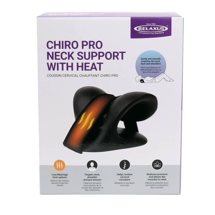 Chiro Pro Élargisseur de Cou Chauffant pour la vente par Relaxus Products