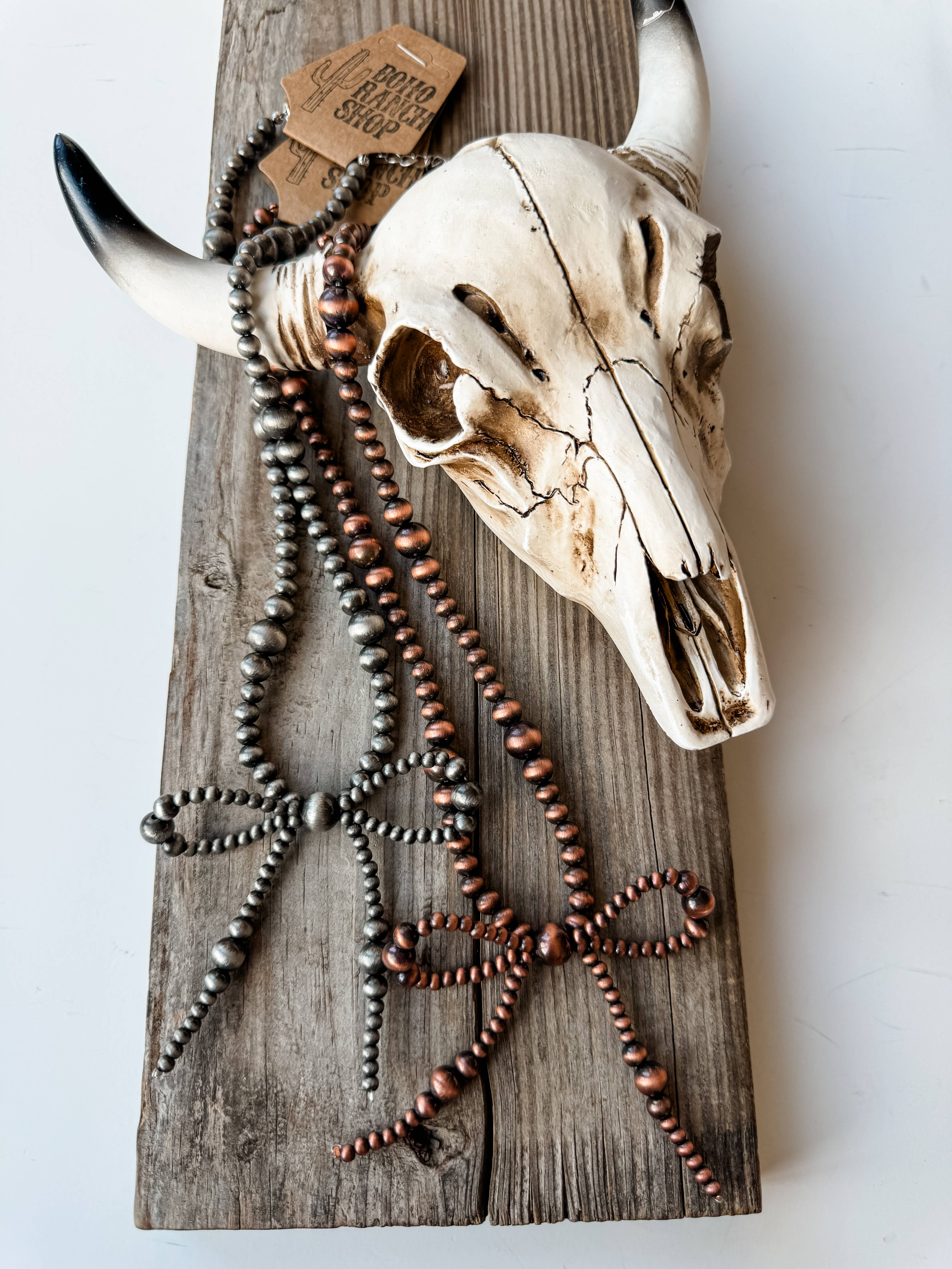 Boho Ranch Shop - Venta al por mayor Collares de cuentas/perlas - Collar de Lazo Coqueta de Cuentas Navajo Occidental4