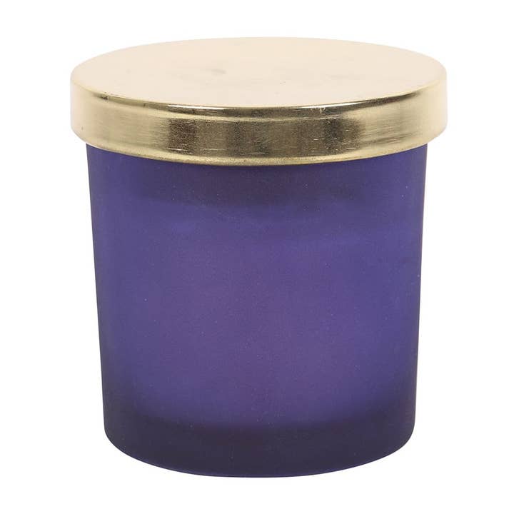 Pacific Trading - Wholesale Jar/Filled Candle - 15437 Third Eye Chakra Lavender Amethyst Candle C/16