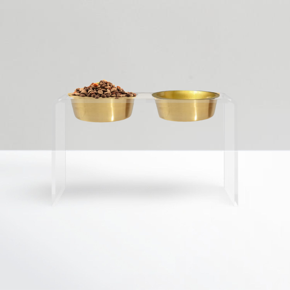 Hiddin - Vente Gamelle – chat et chien - Grand Mangeoire Doré1