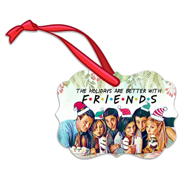 Friends Christmas Ornament for wholesale by Lucky Mfg. Co.