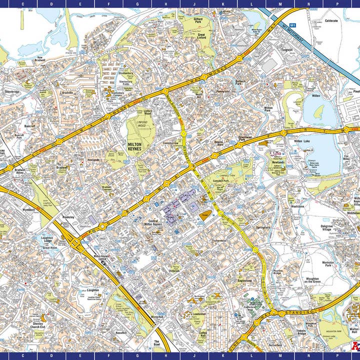 All Jigsaw Puzzles – wholesale Puzzle – Adult – A to Z Map of Milton Keynes 1000 Piece Jigsaw1