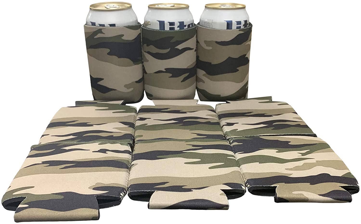 KP Kool Products - Wholesale Drink Huggers & Koozies - Blank Beer Can Cooler Sleeves, Plain Collapsible Soda Cover Coolies17