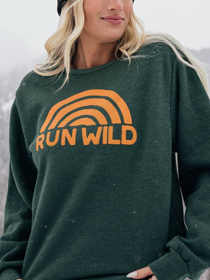 RUN WILD SWEATSHIRT for wholesale by Indy Brand