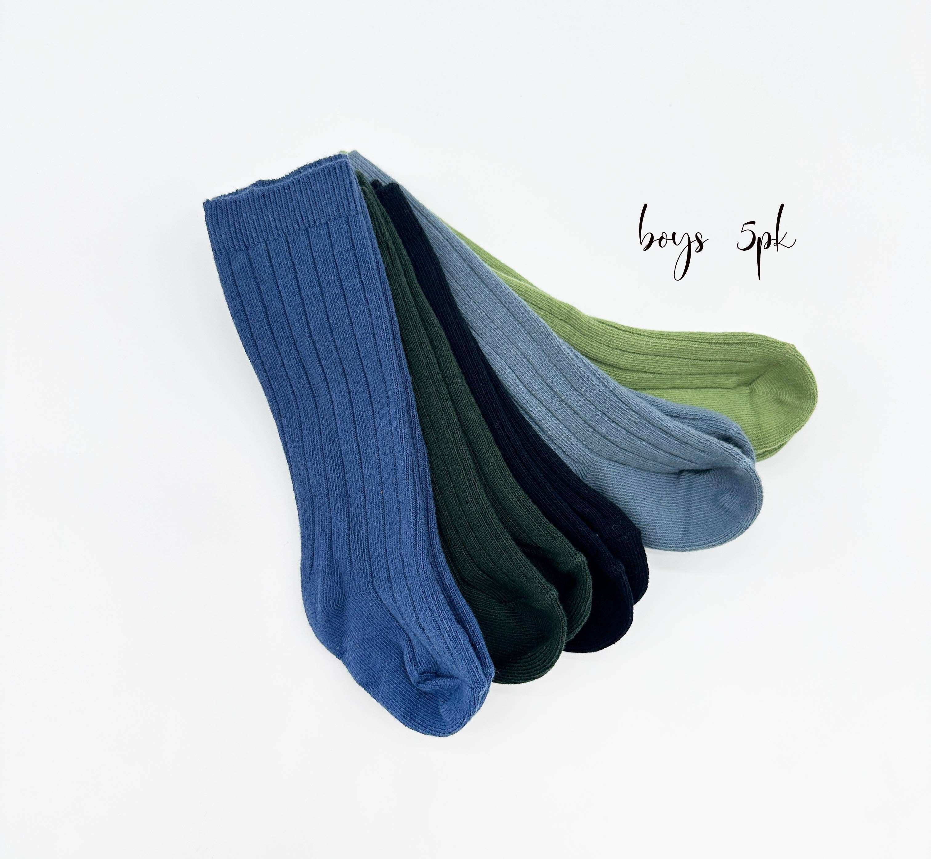 OLIVE & CRADLE - Venta al por mayor Calcetines - Niños - Calcetines acanalados de algodón10