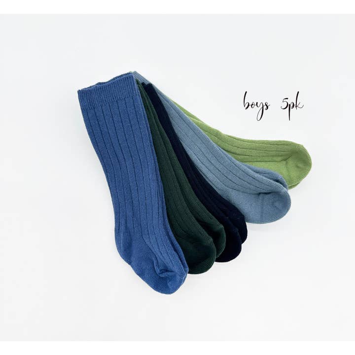 OLIVE & CRADLE - Venta al por mayor Calcetines - Niños - Calcetines acanalados de algodón10