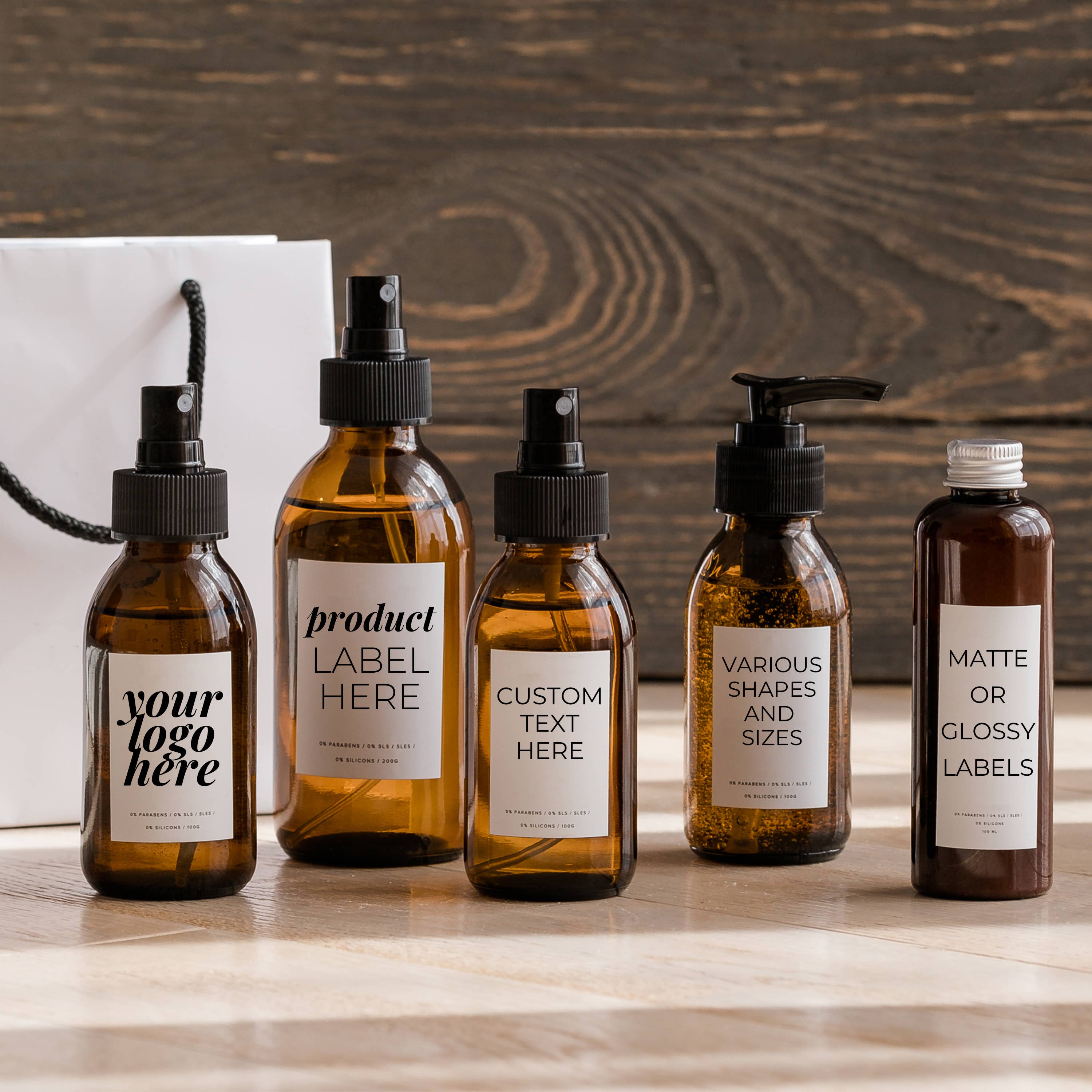 Coaco - Vente Autocollant - Étiquettes de logo personnalisées, autocollants d'emballage, autocollants de logo de marque2