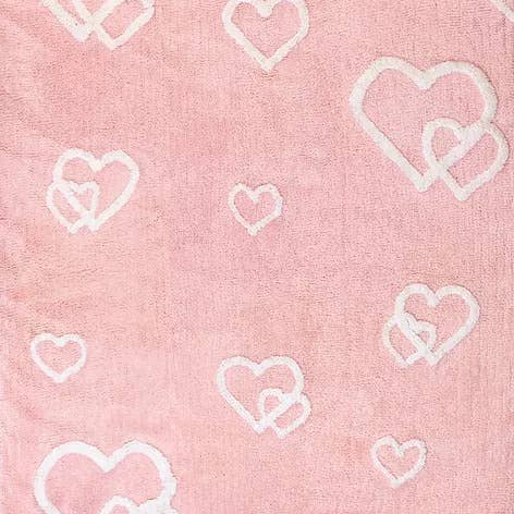 Tæppe Corazones Rosa for engroshandel hos Aratextil