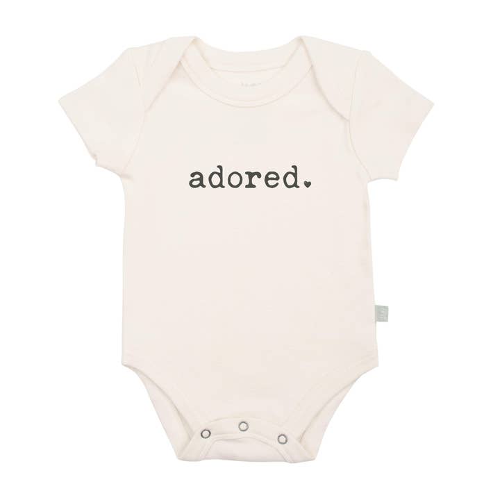 Default baby graphic organic bodysuit | adored for wholesale on Faire0