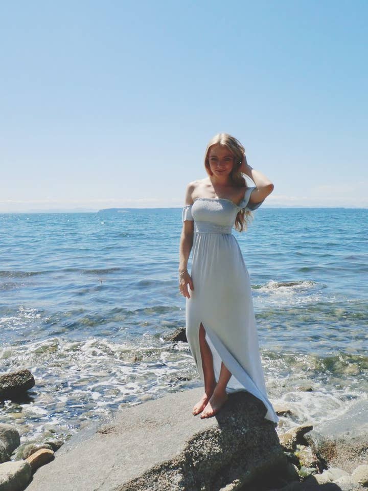 Isla Peasant Dress for wholesale by Edna SMaK Apparel