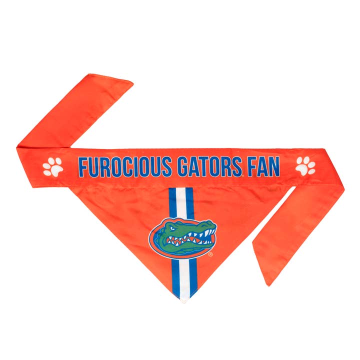Bandana réversible pour animaux de compagnie NCAA Florida Gators pour la vente par Little Earth Productions