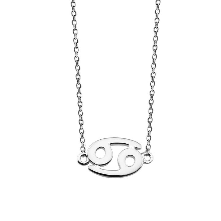 Zodiac Krebs Halskæde Sølv ZN007S for engroshandel hos jwls4u