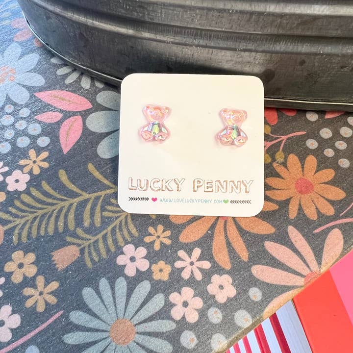 Lucky Penny - Wholesale Stud/Post Earrings - Gummy Bear Earring - Assorted7