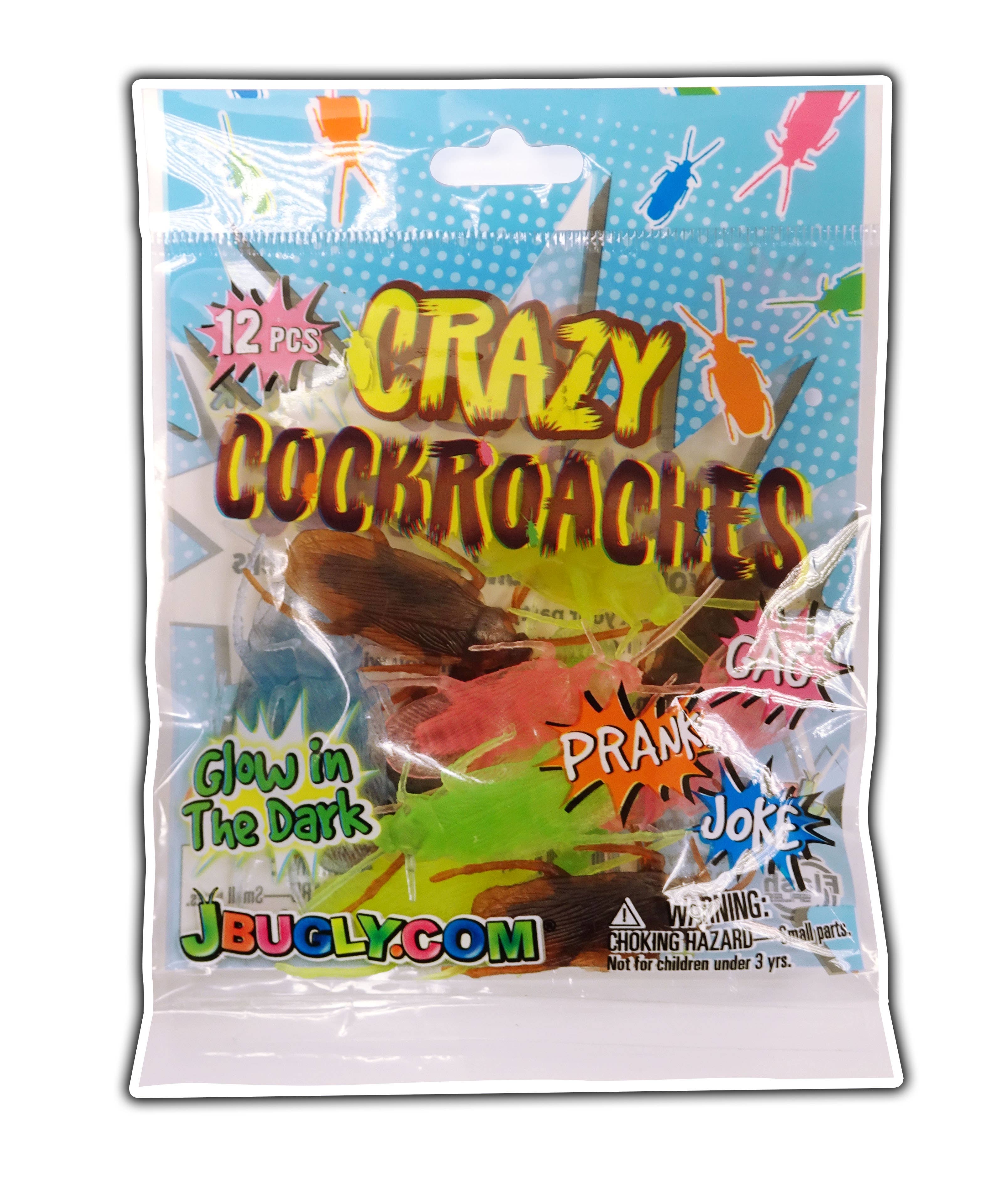 Flash Sales - Wholesale Gag Gift/Novelty Gift - Jbugly Crazy Cockroaches Glow in the Dark8
