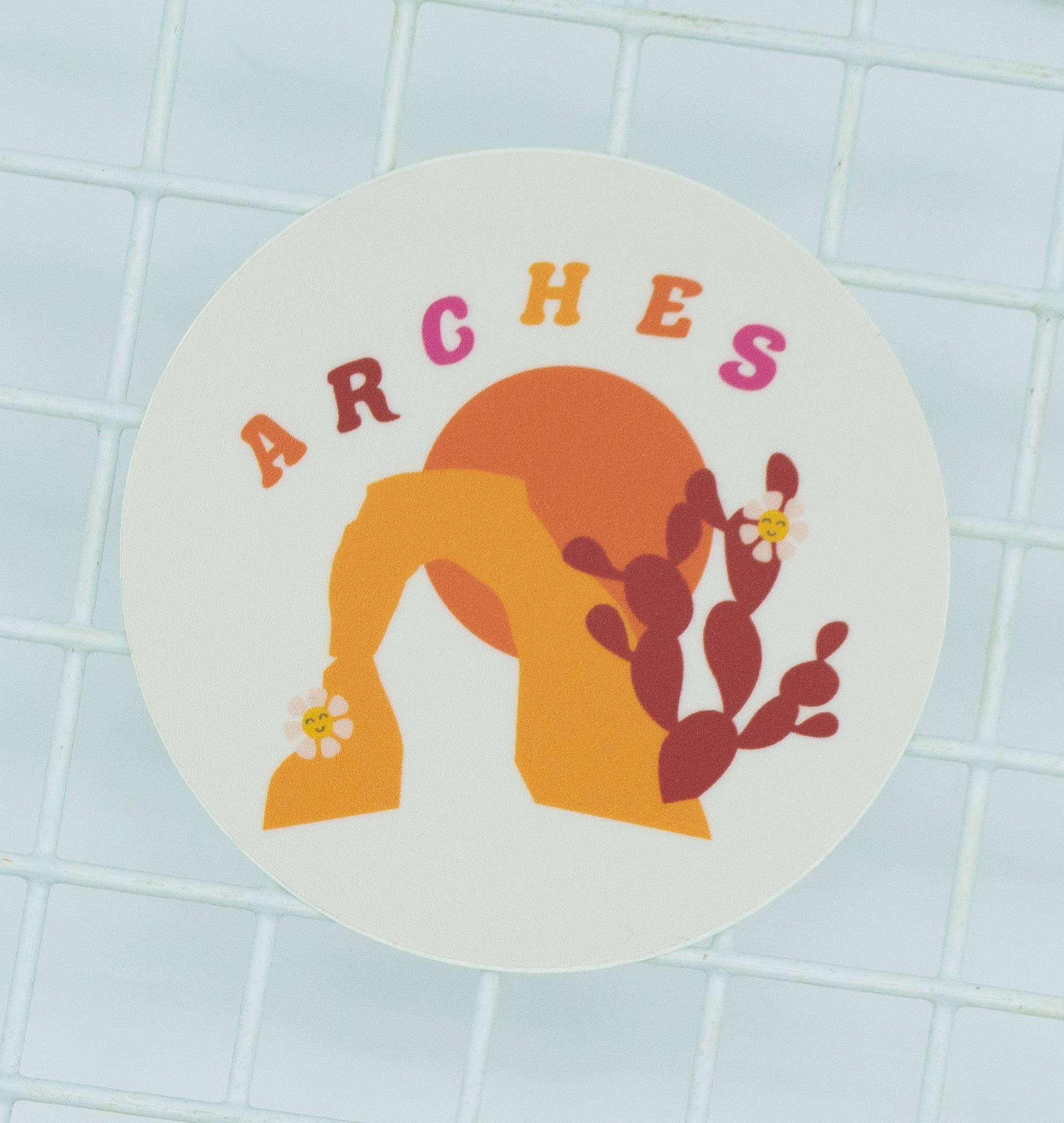 Traildust Goods - Vente Autocollant - Autocollant Delicate Arch Moab du parc national des Arches, Utah2