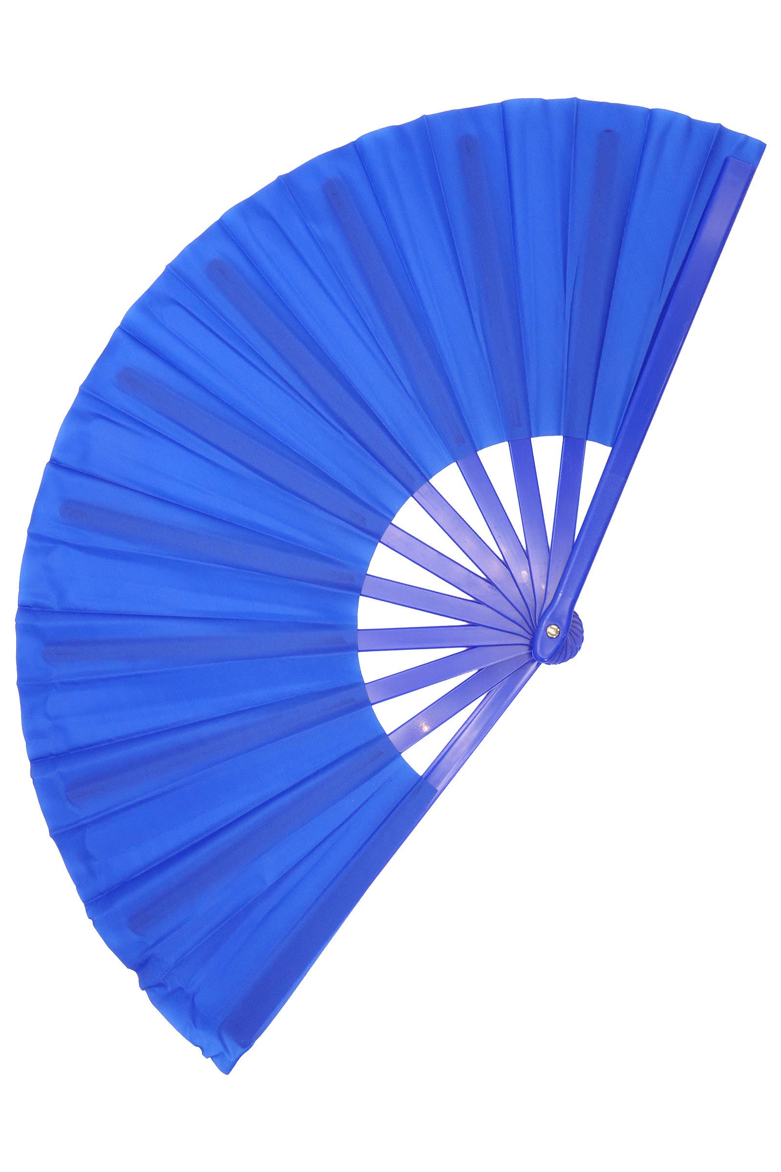 ASSORTED Large Solid Line Dance Folding Fan - 13 Inch for wholesale on Faire9