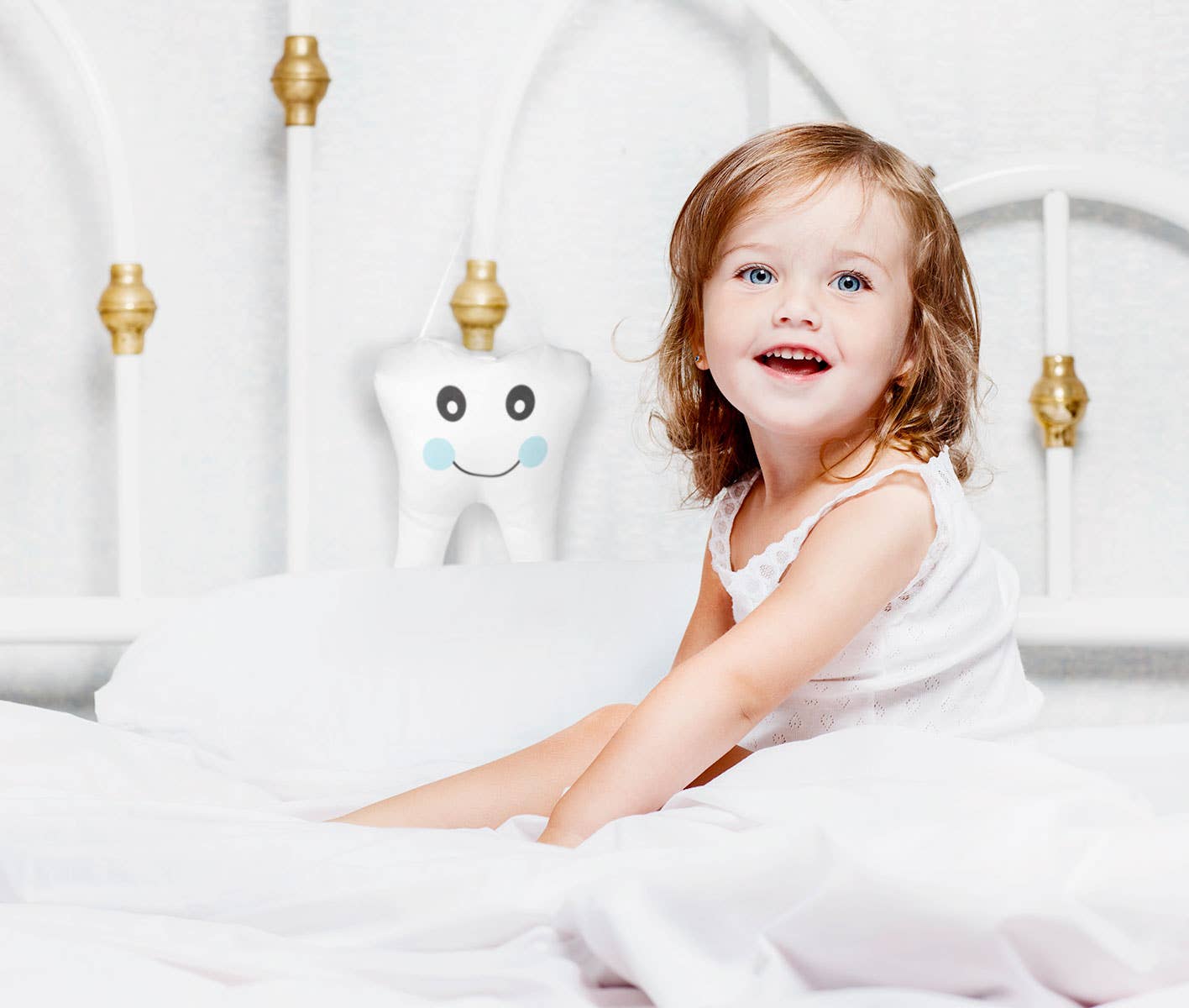 Lillian Rose - Wholesale Toothfairy Pillow - Kids - Blue Tooth Fairy Hanging Pillow3