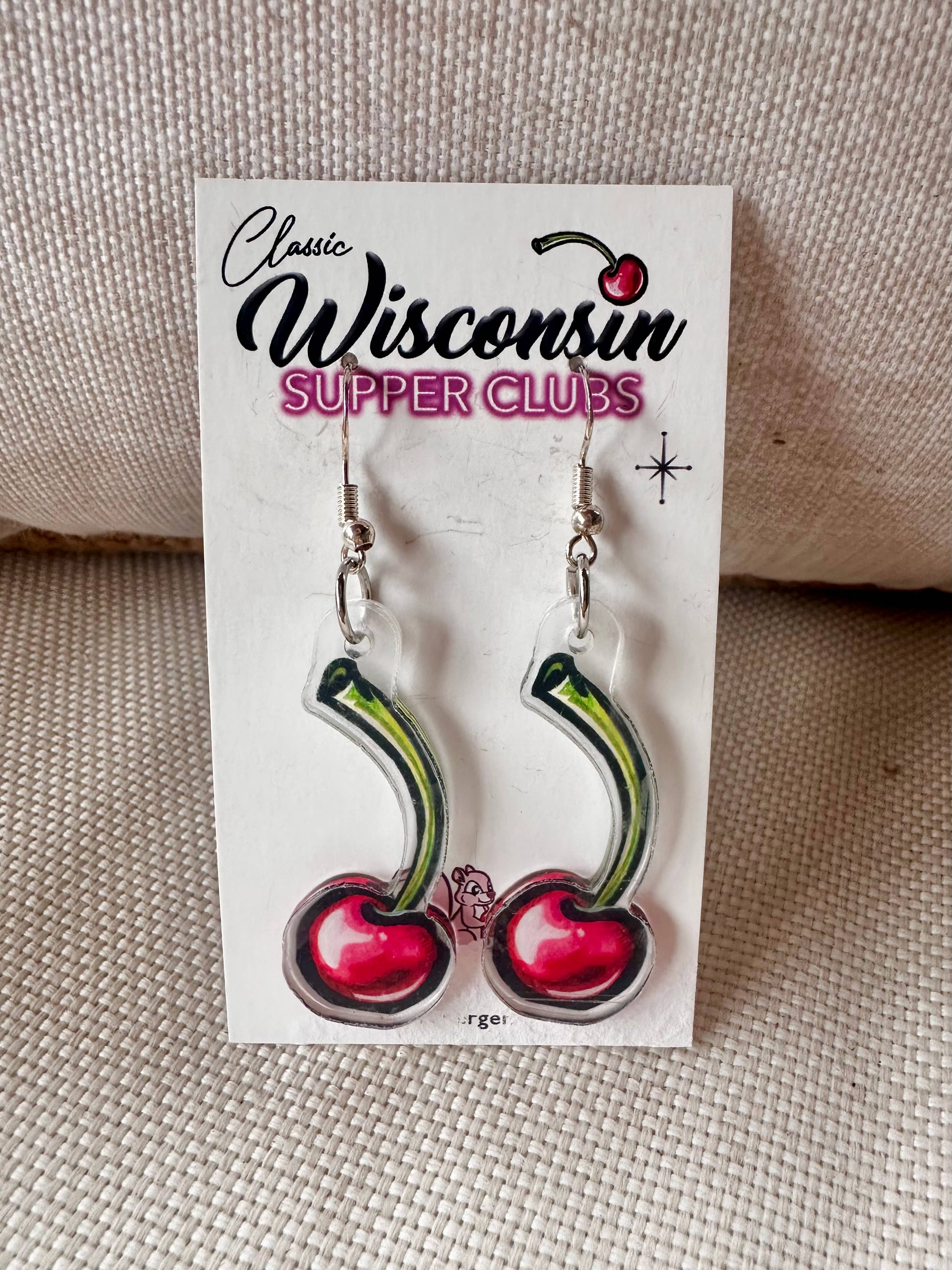 Pink Squirrel Studios - Wholesale Dangle Earrings - EARRINGS - Wisconsin Supper Club Collection0