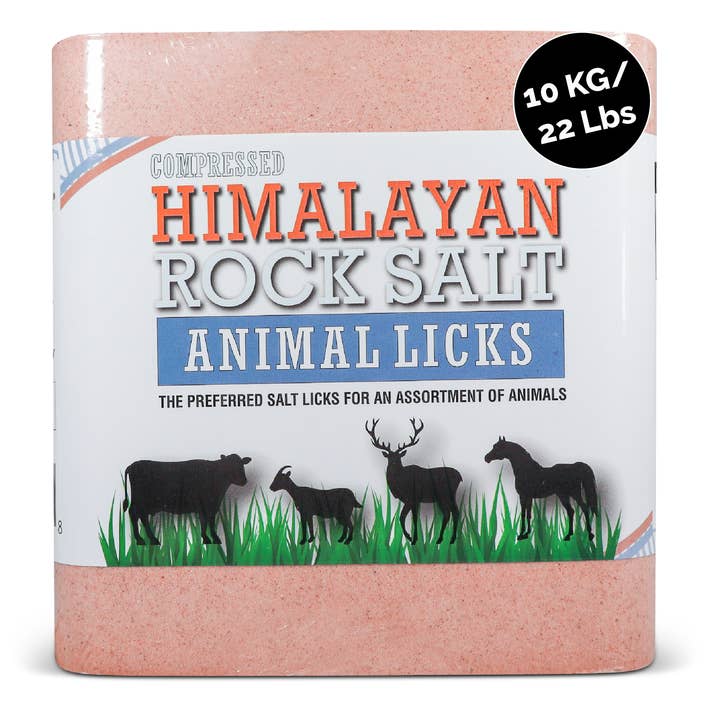 Compressed Himalayan Rock Salt Animal Lick 10 KG for wholesale by Himalayan Secrets