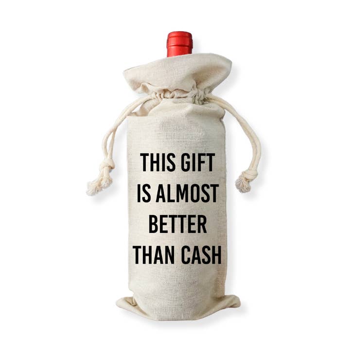 Gift wrap bottle - Better than cash for wholesale by Deadpixel