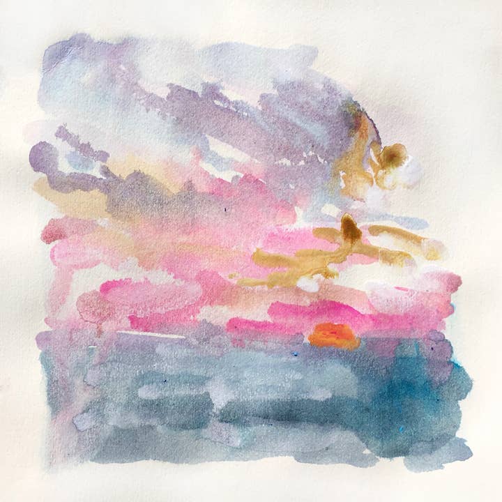 Puesta de sol del lago Michigan II para venta al por mayor de Laurel Dugan