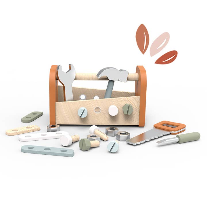 Speedy Monkey - Vente Jouet en bois – enfant - Boîte à outils - Établi (2 en 1)3