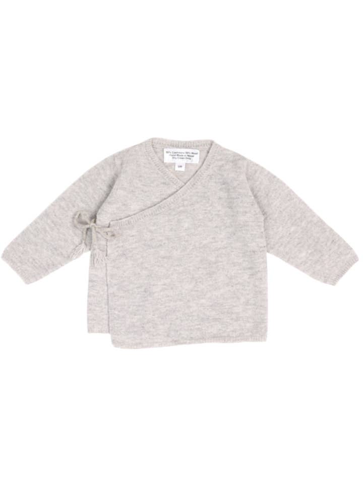 Wikkelvest van kasjmier | Grey Dawn voor wholesale door Lepela