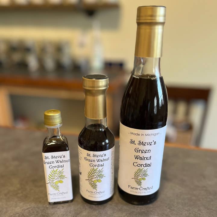 Cordial (Syrup) - Green Walnut for wholesale by St. Steve's Farm-Crafted Beverages
