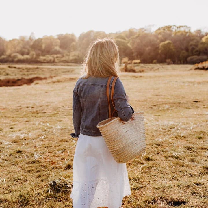 French Basket: Emma for wholesale by Le Papillon Vert Ltd