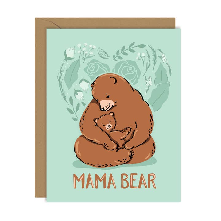 Mama Bear | Mother's Day Card (A2) for wholesale by Lucy Loves Paper