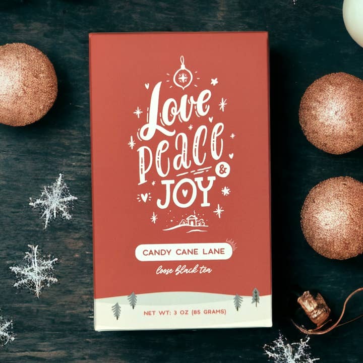Candy Cane Lane (Love, Peace & Joy) for wholesale by Little Prayer Tea Company