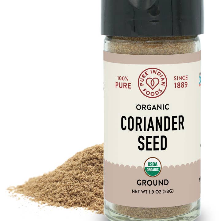 Pure Indian Foods - Wholesale Dried Spice - Coriander Seed Ground, Certified Organic
