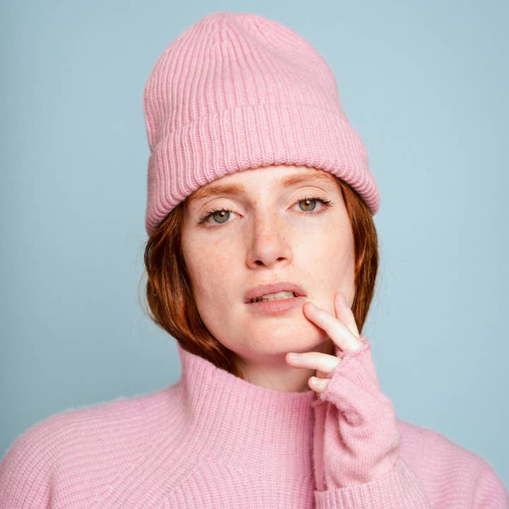 KLUE WOLL-MÜTZE | Rosa für den Großhandel von KLUE