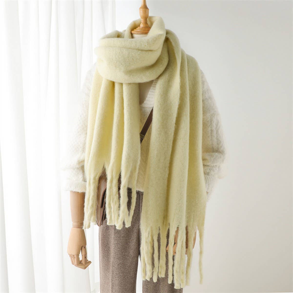 ACCITY - Wholesale Scarf - Women's - Mohair Tassel Scarf for Winter, Unisex Long Shawl_CWASC096515