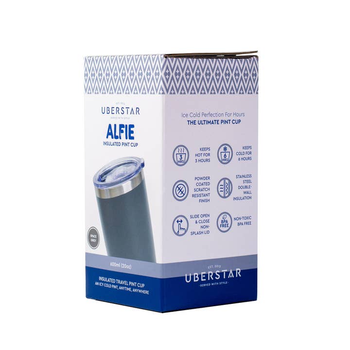 UBERSTAR – wholesale Insulated mug/tumbler – CLEARANCE - Insulated Travel Beer Pint Cup 600ml (20oz)5