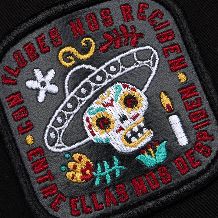 Black "Catrinas" Cap – Death has never looked so alive! for wholesale on Faire3