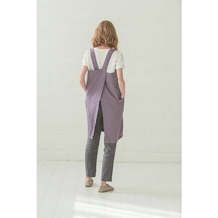 Epic Linen – wholesale Apron – Linen Japanese Style Apron in Various Colors1