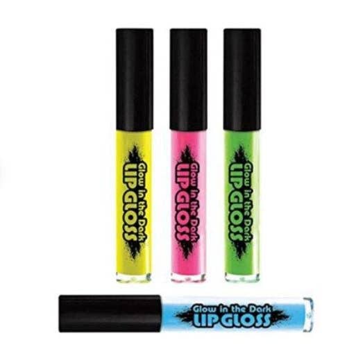 Glow In the Dark Lip Gloss Set 4 Colors - Novelty Costume Gl for wholesale by Play N Party