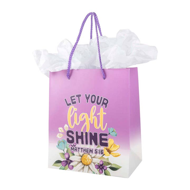 Divinity Boutique - Wholesale Gift Bag - Gift Bag: Let Your Light Shine(Matthew 5:16)1