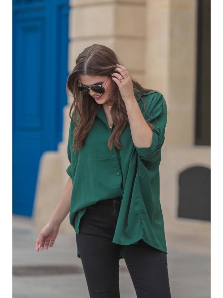 Jess Lea - Wholesale Button Down Shirt - Women's - Oakley Oversized Top7