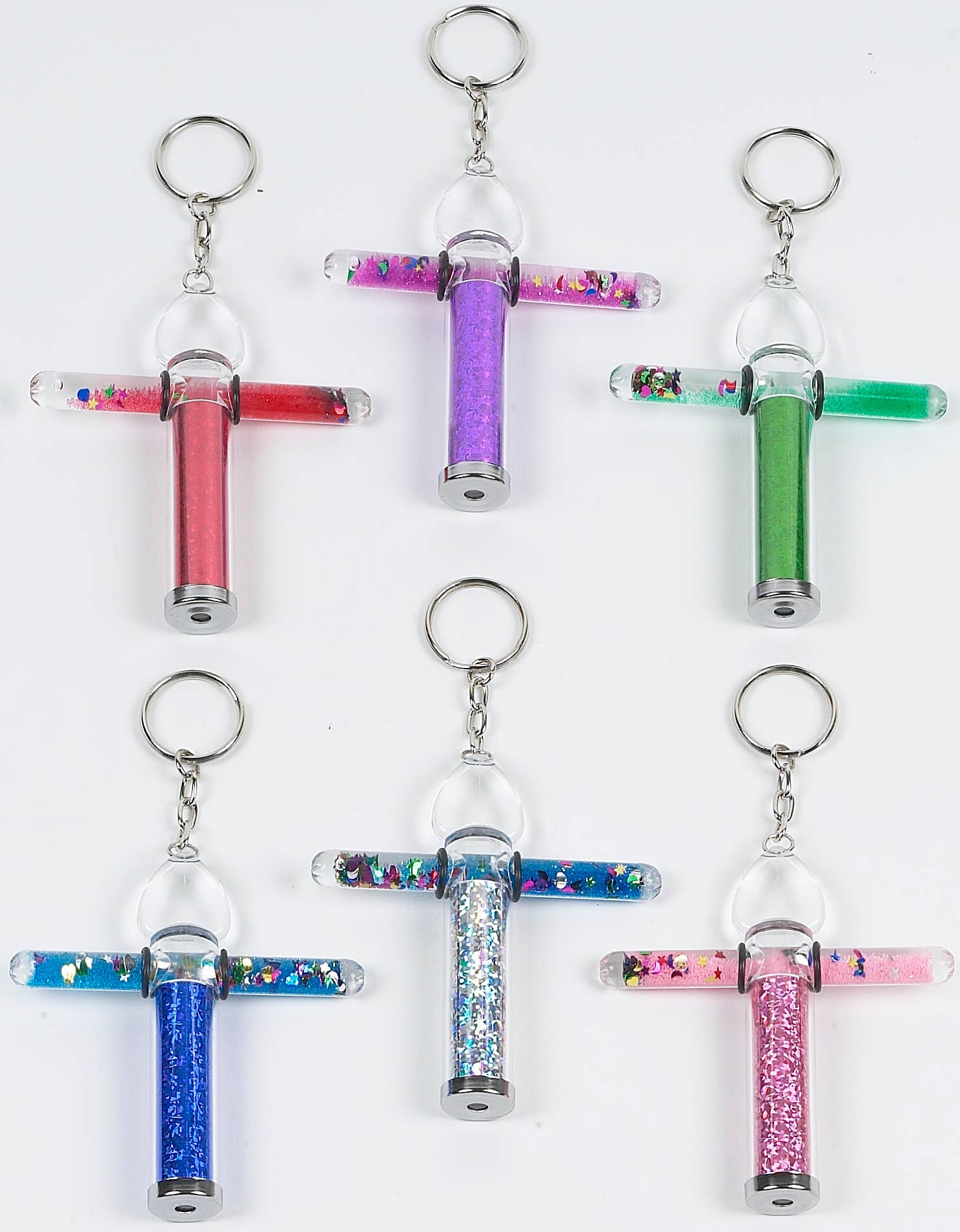 Golden Island Int'l Inc. – Porta-chaves - Unissexo por atacado – GI-8016K/40 Mini Caleidoscópio de Fogos de Artifício c/ Chaveiro (12 pk)0