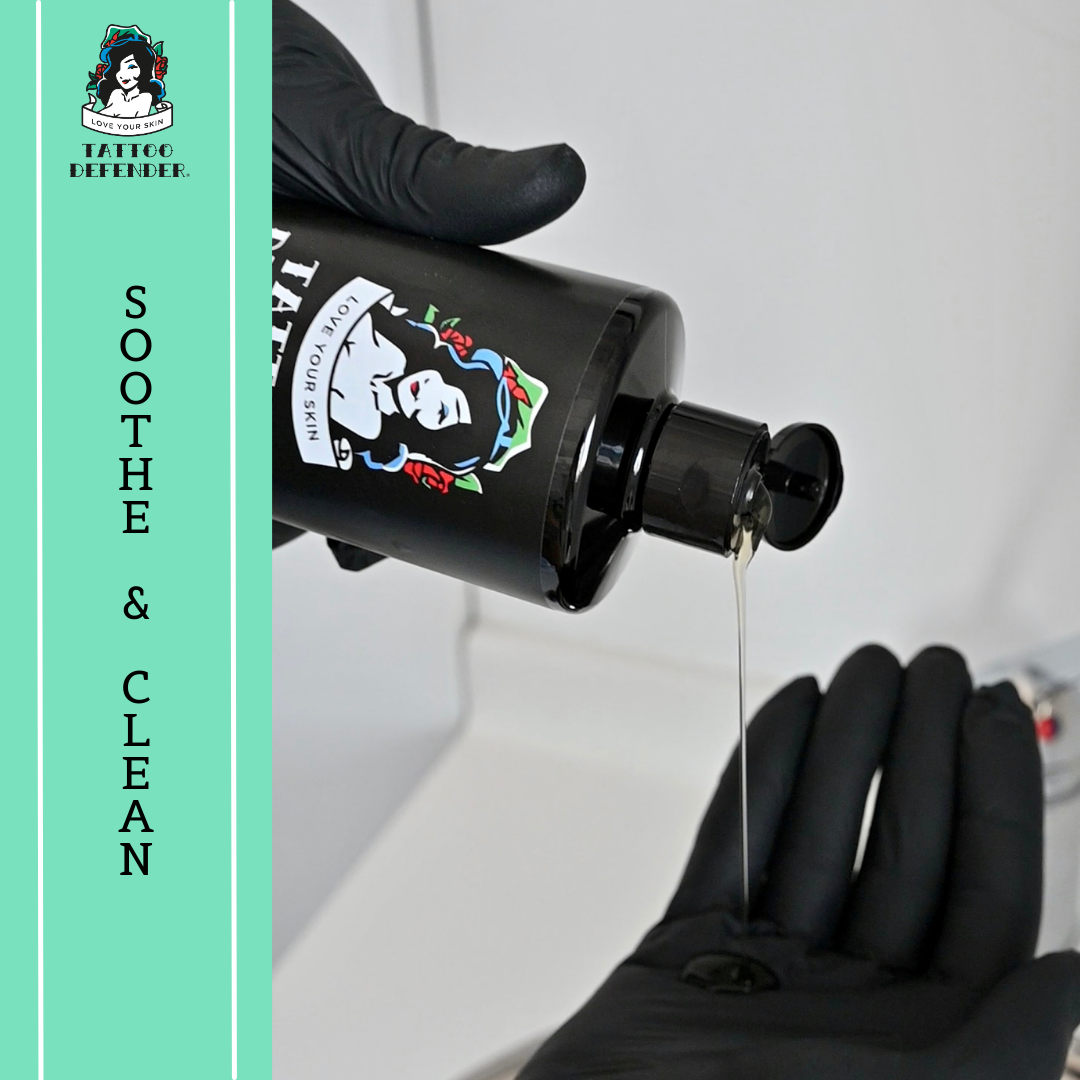 Tattoo Defender – wholesale Tattoo ointment/care – Soothing and antibacterial cleanser for tattoos7