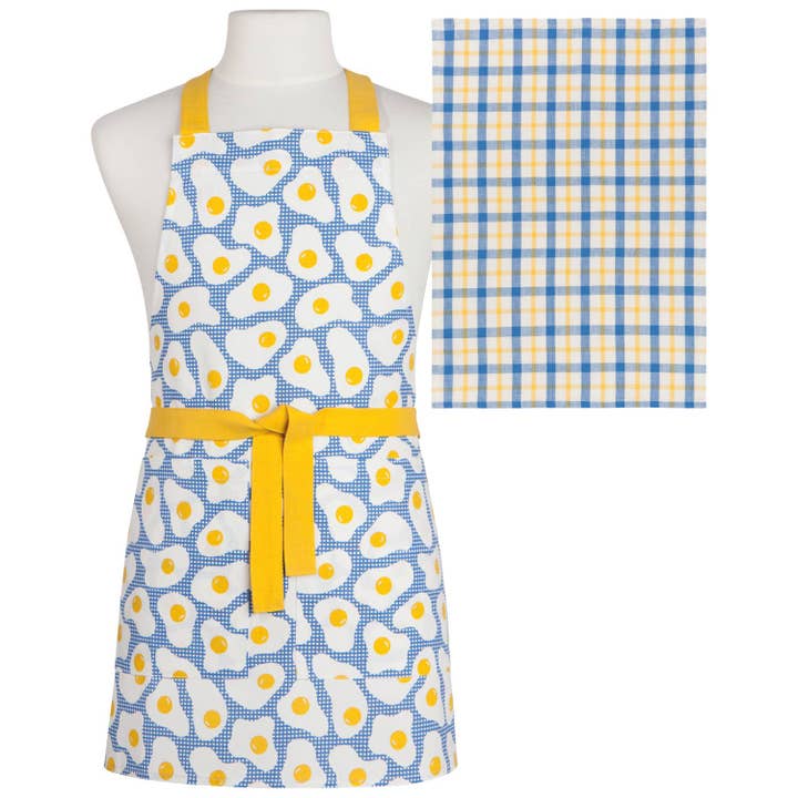 Danica Outlet Store - Wholesale Apron - Eggs Apron & Dishtowel Set
