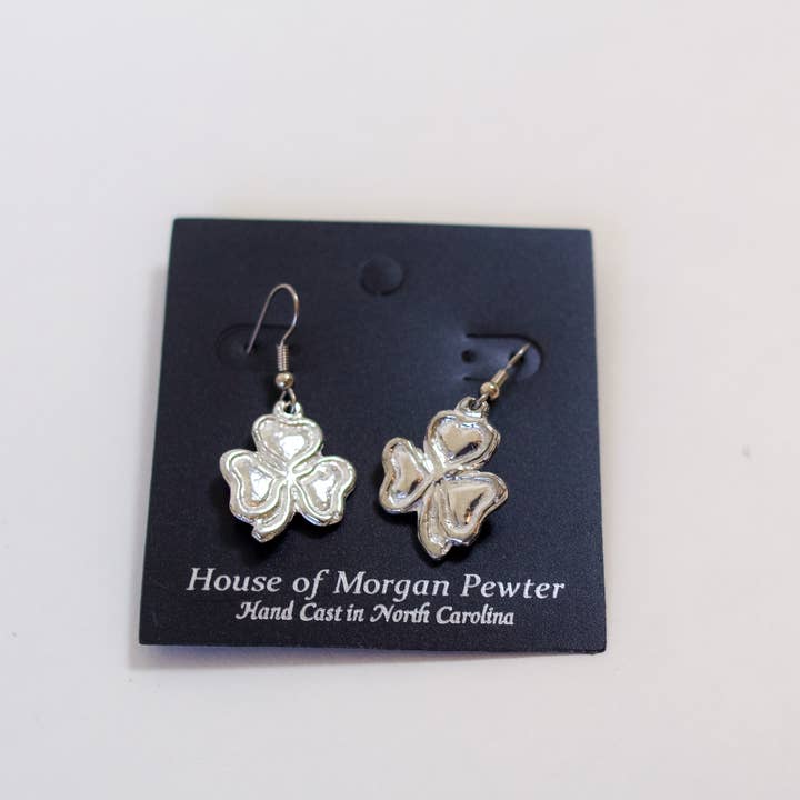 House of Morgan Pewter – Großhandel Schmucksets – Geschenke zum St. Patrick's Day — Klee-Ohrringe — Kleeblattschmuck2