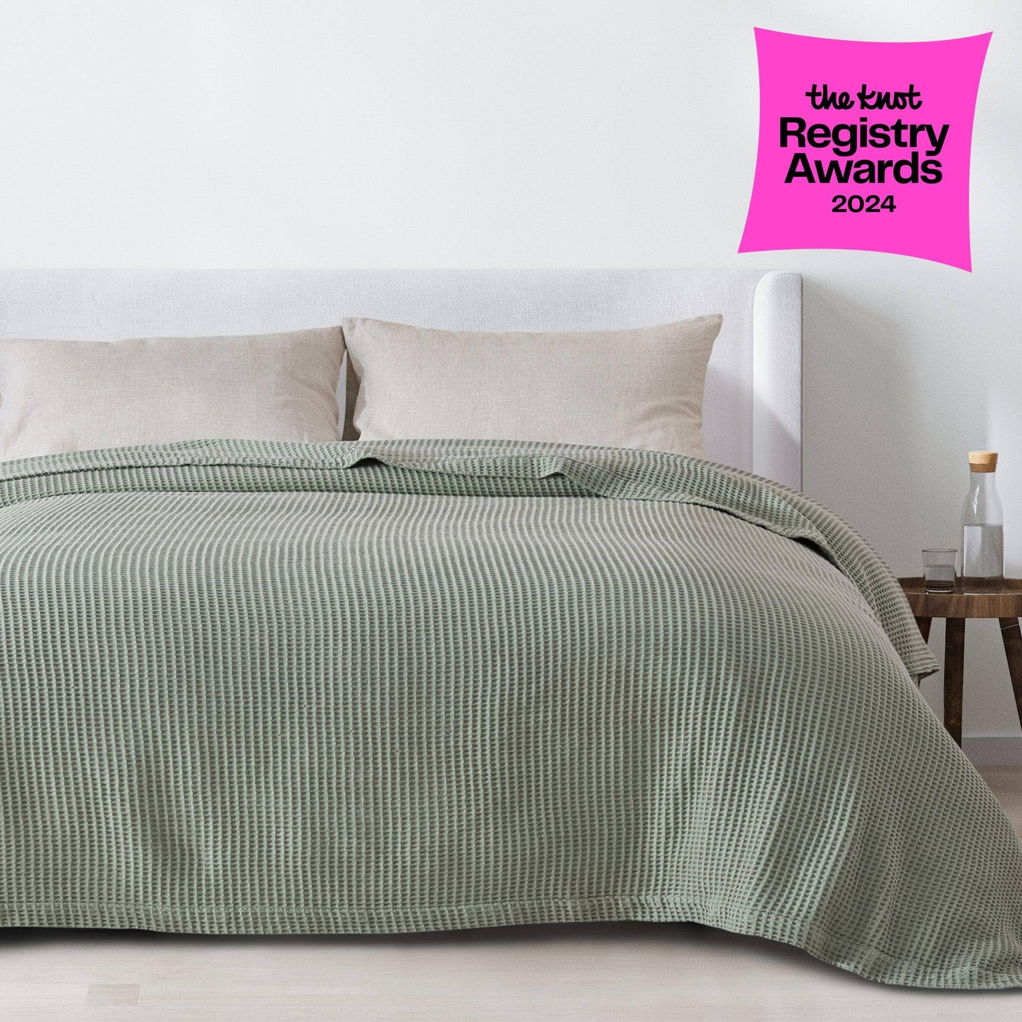 BH Collective - Wholesale Bedding Blanket - Bed Blanket - 100% Cotton Waffle Weave - Mikala Collection35