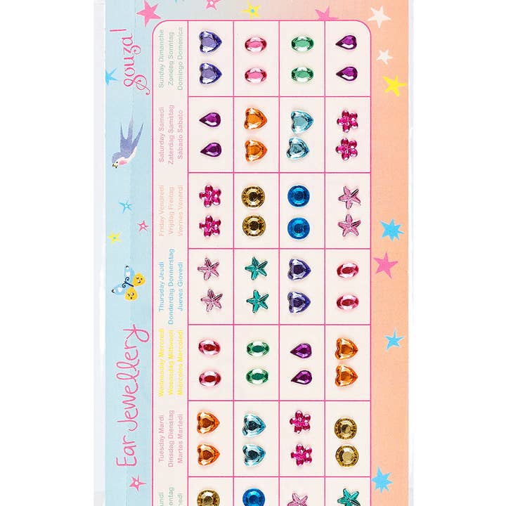 Ear stickers - Multicolor for wholesale by Speedy Monkey