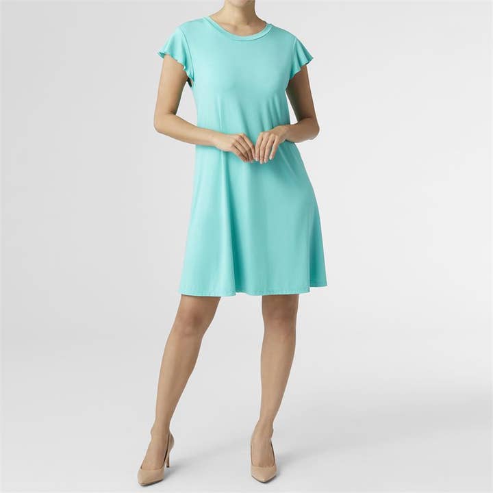 COCO + CARMEN - Wholesale Dress - Women's - Francis Flutter Sleeve Dress
