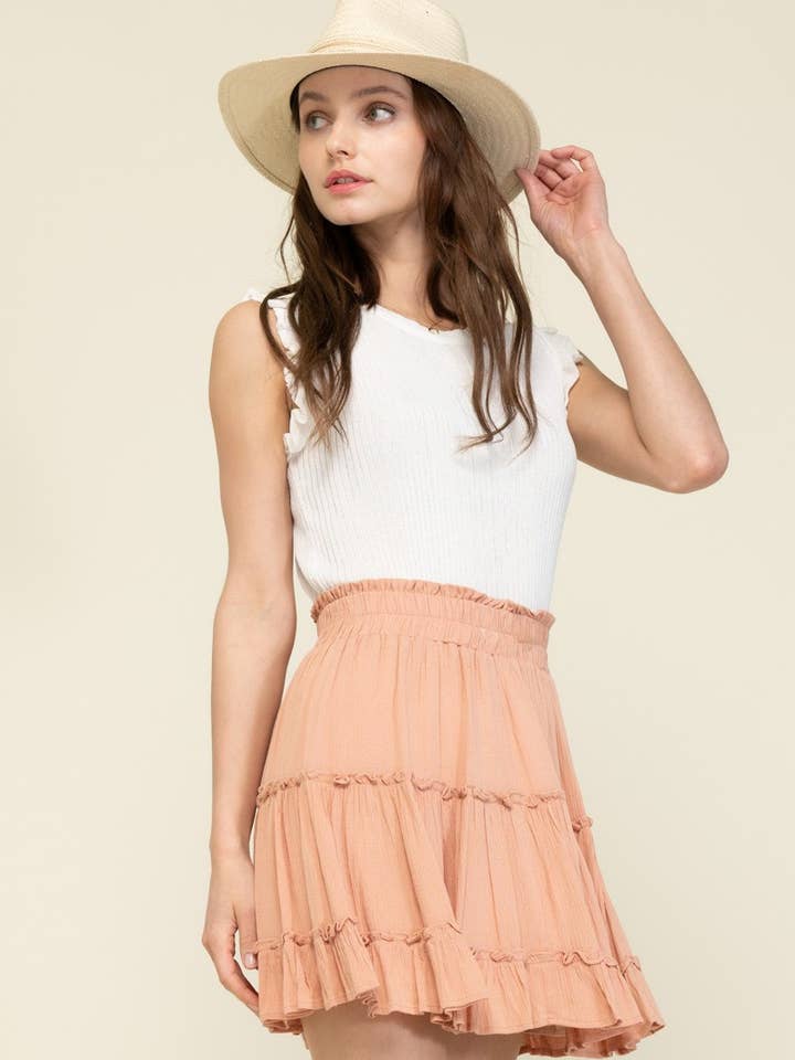 20137- RUFFLE TIER SKIRTS for wholesale by Newbury Kustom