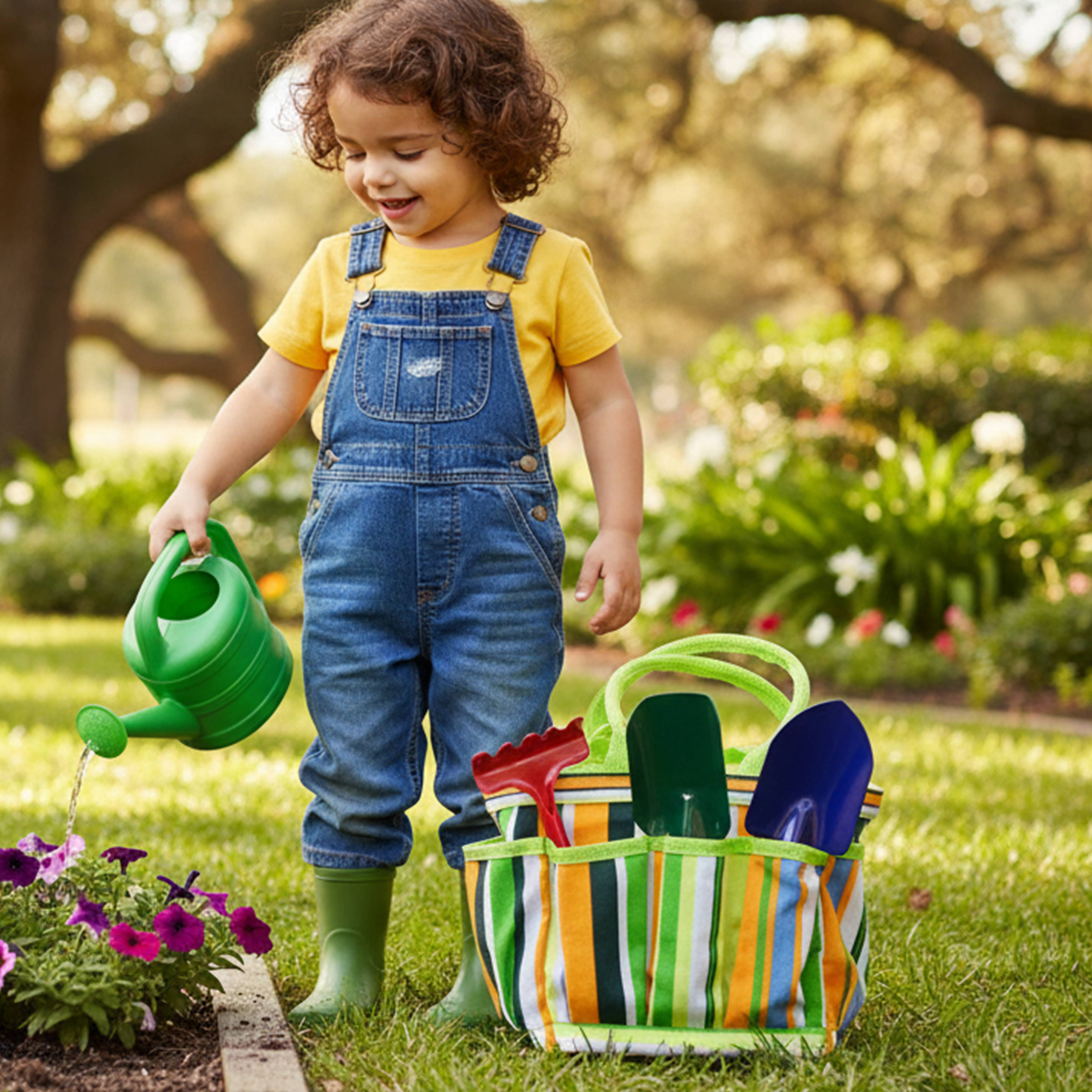 G & F Products - Wholesale Toy set – Kids - Kids Garden Tools Set with Tote, Hand Rake, Shovel, Trowel11