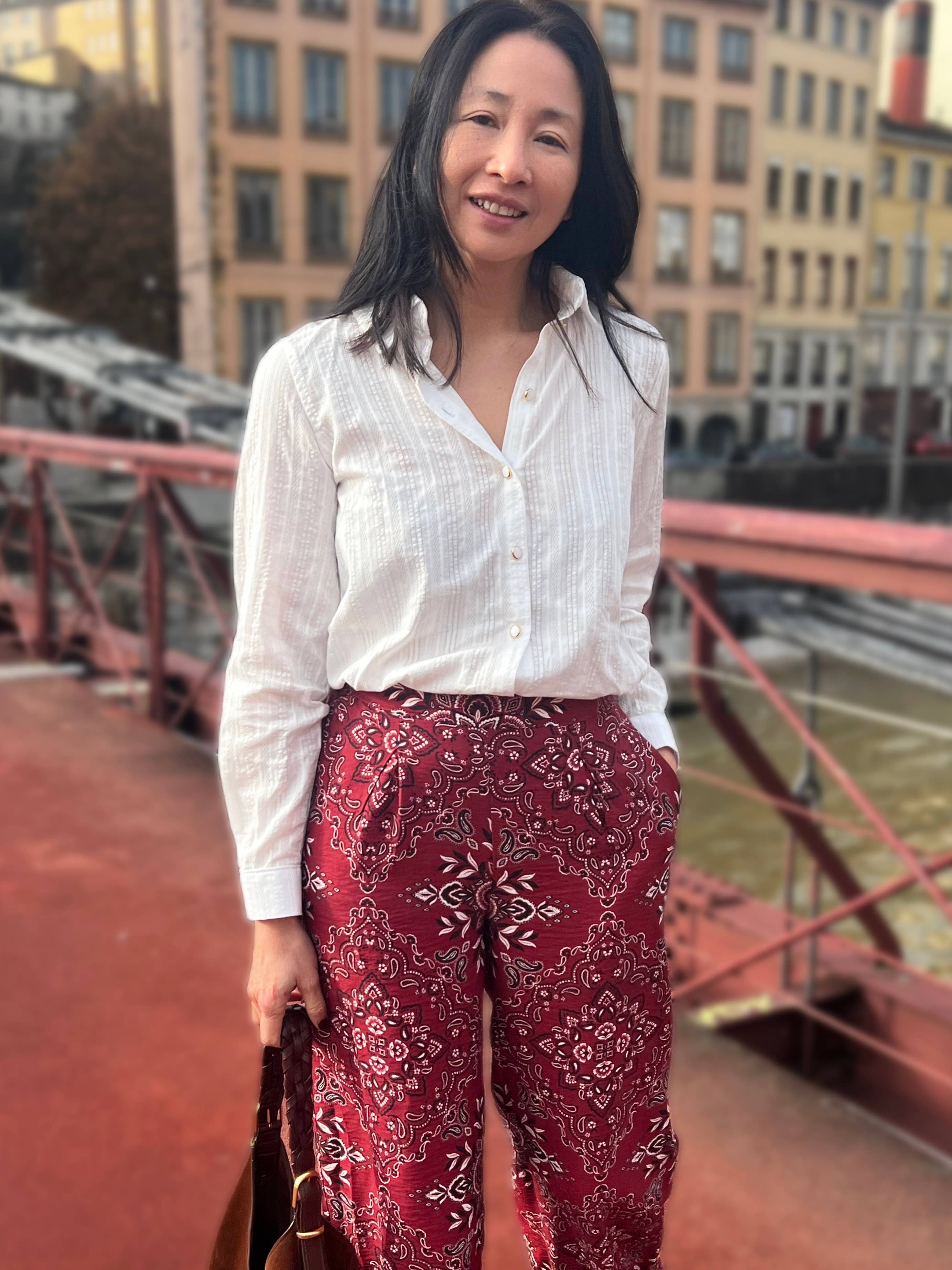 MY DRESS MADE - Wholesale Blouse - Women's - IRIS embroidered fabric - 100% cotton8